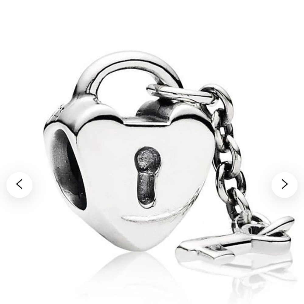 Heart with key charm